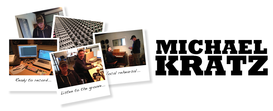 Michael Kratz recording vocals…
